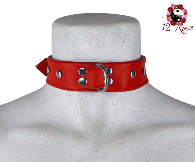 Collar Maximum Rojo Frontal 3