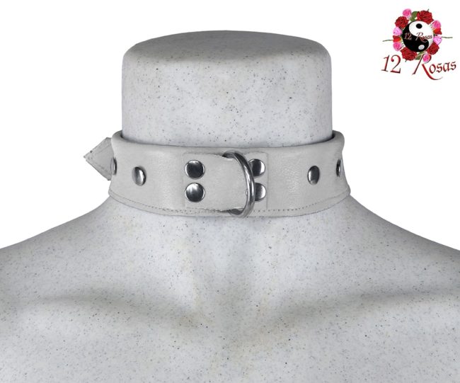 Collar Maximum Blanco Frontal 3