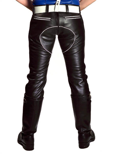 FXXXer Jeans de cuero