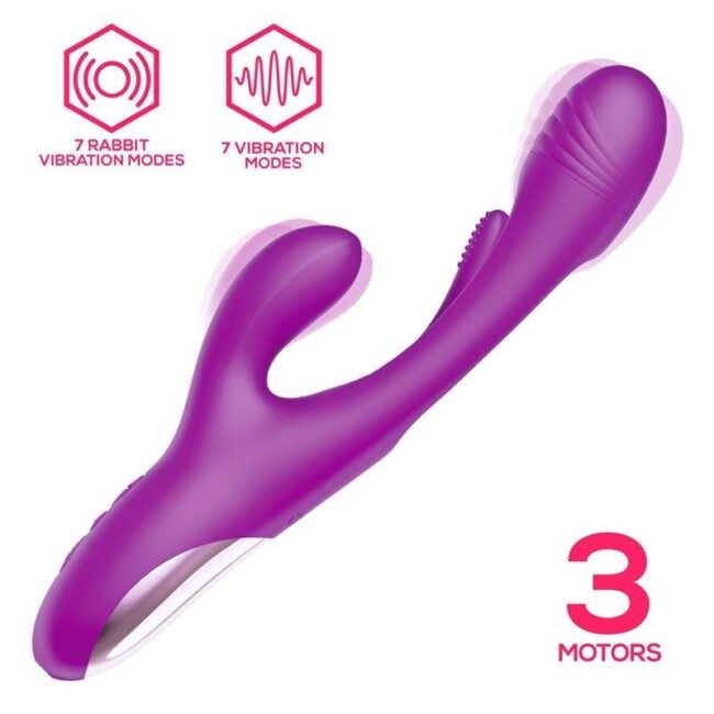 Vibrador Priya 3 motores con lengua interna - Imagen 2