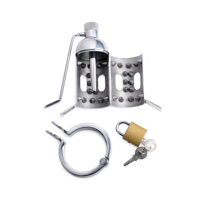 SPIKED CHAMBER CHASTITY CAGE  EX39767 - Imagen 4