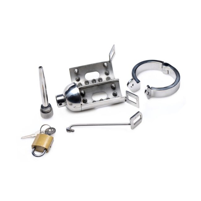 SPIKED CHAMBER CHASTITY CAGE  EX39767 - Imagen 5
