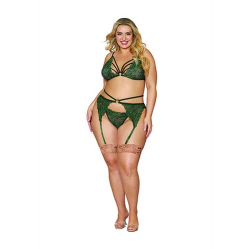 WOMEN GREEN Curvy