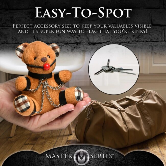 TEDDY BEAR KEYCHAIN - BROWN  EX42133 - Imagen 6