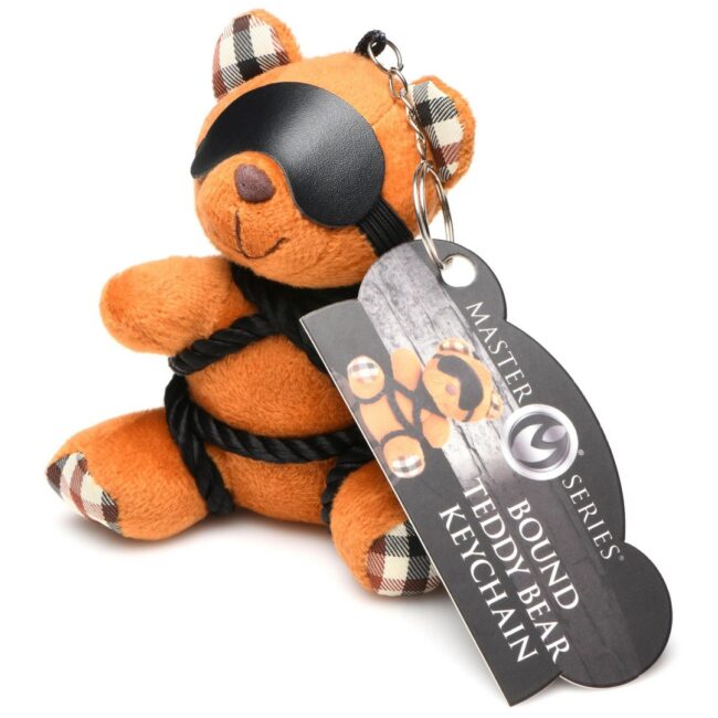 ROPE TEDDY BEAR KEYCHAIN - BROWN EX42136 - Imagen 3