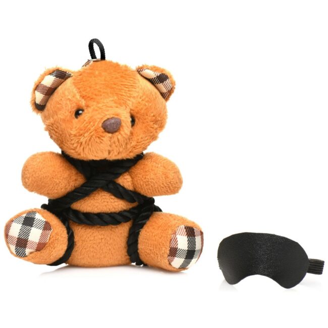 ROPE TEDDY BEAR KEYCHAIN - BROWN EX42136 - Imagen 4