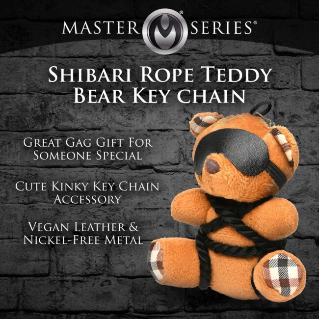 ROPE TEDDY BEAR KEYCHAIN - BROWN EX42136 - Imagen 6