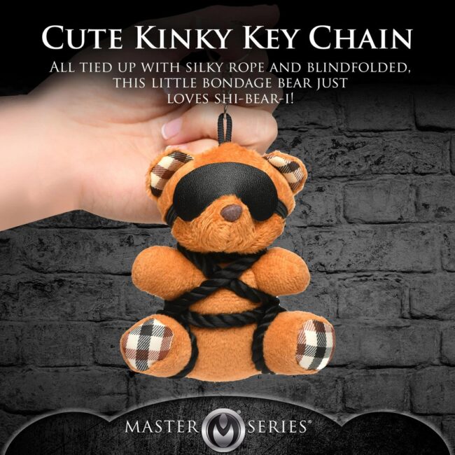 ROPE TEDDY BEAR KEYCHAIN - BROWN EX42136 - Imagen 7