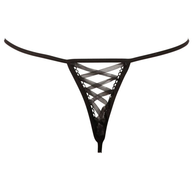 TANGA ROSE CON ABERTURA - Imagen 3