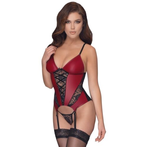 Bralette and Garter Panty EX40149