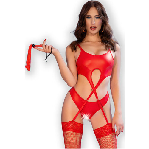 SET Ama Rouge CUATRO PIEZAS CROTCHLESS